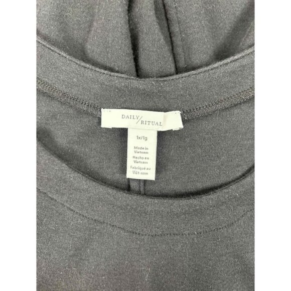 Womens Black Short Sleeve Round Neck - Picture 4 of 7